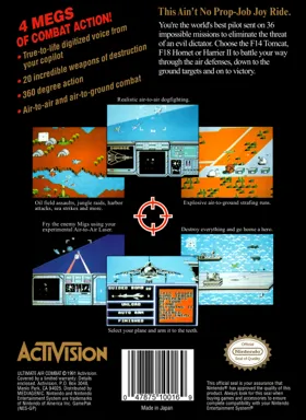 Ultimate Air Combat (USA) box cover back